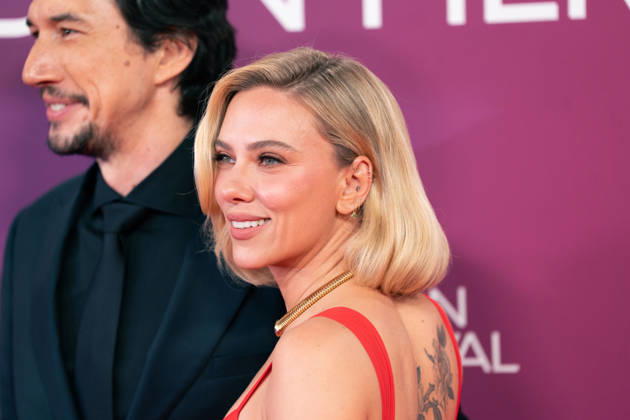 October 10, 2026, London, United Kingdom: Adam Driver and Scarlett Johansson attend the premiere of Paper Tiger during the 70th BFI London Film Festival at the Royal Festival Hall. London United Kingdom  - ZUMAs197 20261010_aaa_s197_806 Copyright: xLounisxTiarx