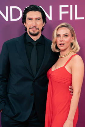 October 10, 2026, London, United Kingdom: Adam Driver and Scarlett Johansson attend the premiere of Paper Tiger during the 70th BFI London Film Festival at the Royal Festival Hall. London United Kingdom  - ZUMAs197 20261010_aaa_s197_810 Copyright: xLounisxTiarx