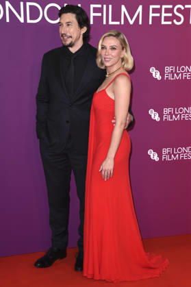 Adam Driver und Scarlett Johansson bei der Premiere des Kinofilms Paper Tiger auf dem 70. BFI London Film Festival 2026 in der Royal Festival Hall. London, 10.10.2026