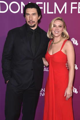 Adam Driver und Scarlett Johansson bei der Premiere des Kinofilms Paper Tiger auf dem 70. BFI London Film Festival 2026 in der Royal Festival Hall. London, 10.10.2026