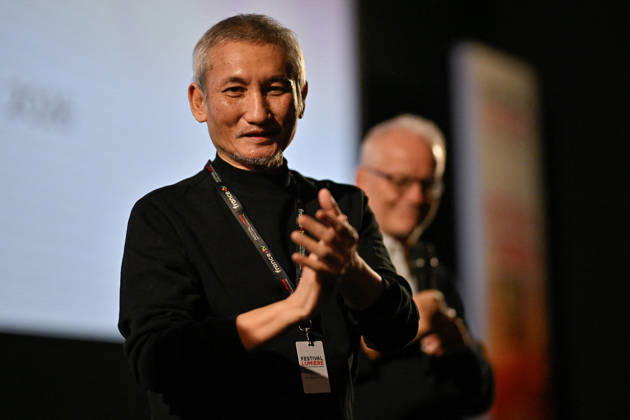 18th Lumiere Festival Tsui Hark Masterclass Tsui Hark holds a masterclass during the 18th Lyon Lumiere Film Festival in Lyon, France on 11 October 2026. Photo by Julien Reynaud APS-Medias ABACAPRESS.COM Lyon France  Copyright: xReynaudxJulien APS-Medias ABACAx