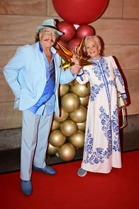 Dorit Gäbler mit Ehemann Karl-Heinz Bellmann bei der 18. Hope Gala 2026 im Schauspielhaus. Dresden, 10.10.2026
