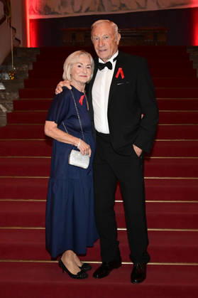 Eduard Geyer mit Ehefrau Angelika Geyer bei der 18. Hope Gala 2026 im Schauspielhaus. Dresden, 10.10.2026