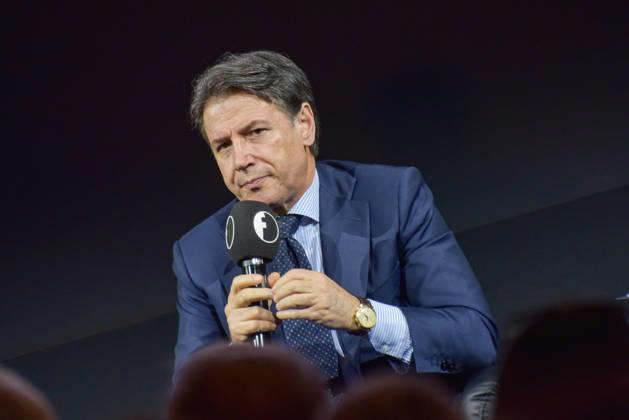 October 11, 2026, Rome, Rome, Italy: Movimento 5 Stelle President Giuseppe Conte speaks during the panel Faccia a Faccia con i politici at the Rumore Festival 2026 at Acquario Romano in Rome on October 11, 2026. Rome Italy - ZUMAn299 20261011_zip_n299_012 Copyright: xVincenzoxNuzzolesex