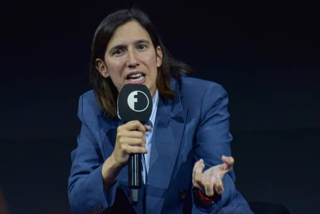 October 11, 2026, Rome, Rome, Italy: Partito Democratico Secretary Elly Schlein speaks during the panel Faccia a Faccia con i politici at the Rumore Festival 2026 at Acquario Romano in Rome on October 11, 2026. Rome Italy - ZUMAn299 20261011_zip_n299_039 Copyright: xVincenzoxNuzzolesex