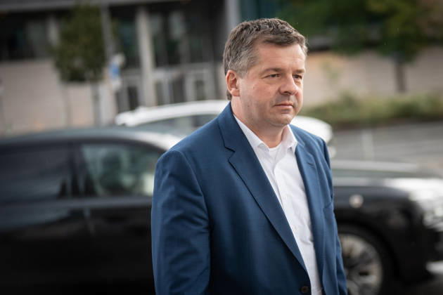 Ministerpräsident und Fraktionschef in Sachsen-Anhalt, Sven Schulze, bei seiner Ankunft am Konrad-Adenauer-Haus;Präsidiumsklausurtagung der CDU Deutschlands in Berlin, Oktober 2026, Berlin Berlin Deutschland Konrad-Adenauer-Haus
