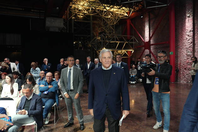 IPA89549627 - Milan, October 11, 2026, Forza Italia Event: The Optimism of Will at the East End Studios on Via Mecenate with Antonio Tajani Copyright: xDuilioxPiaggesix xDuilioxPiaggesix IPA89549627