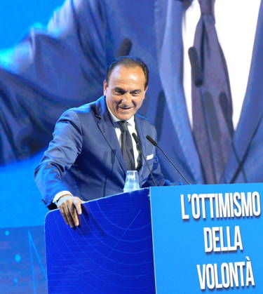 IPA89549639 - Milan, October 11, 2026, Forza Italia Event: The Optimism of Will at the East End Studios on Via Mecenate with Alberto Cirio Copyright: xDuilioxPiaggesix xDuilioxPiaggesix IPA89549639
