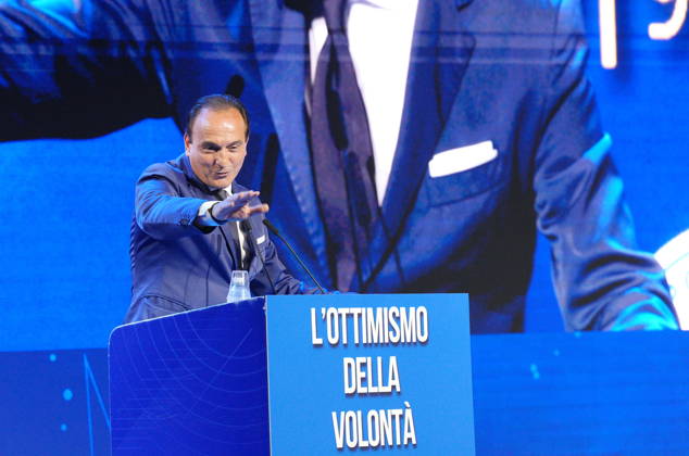 IPA89549640 - Milan, October 11, 2026, Forza Italia Event: The Optimism of Will at the East End Studios on Via Mecenate with Alberto Cirio Copyright: xDuilioxPiaggesix xDuilioxPiaggesix IPA89549640