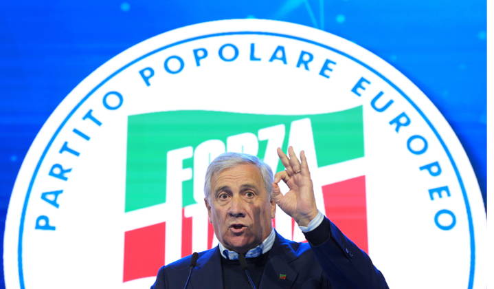 IPA89549736 - Milan, October 11, 2026, Forza Italia Event: The Optimism of Will at the East End Studios on Via Mecenate with Antonio Tajani Copyright: xDuilioxPiaggesix xDuilioxPiaggesix IPA89549736