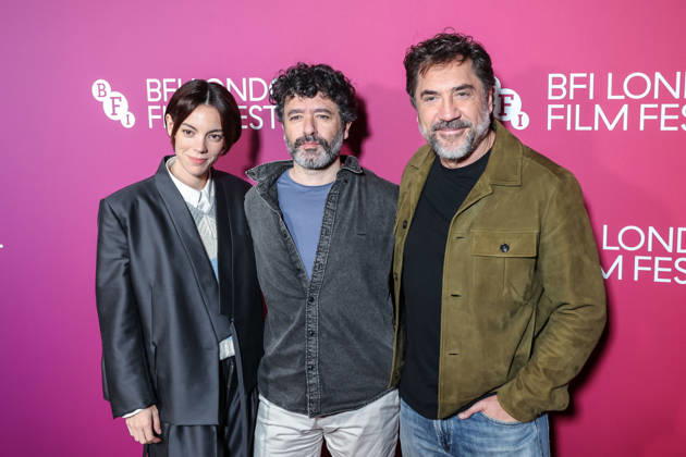 October 11, 2026, London, England, United Kingdom: VICTORIA LUENGO (L),RODRIGO SOROGOYEN (C) and JAVIER BARDEM (R) attend the premiere of Ã¢â‚¬oeThe BelovedÃ¢â‚¬Â during the 70th BFI London Film Festival at BFI IMAX in London. London United Kingdom - ZUMAa279 20261011_zsp_a279_032 Copyright: xZeynepxDemirxAslimx