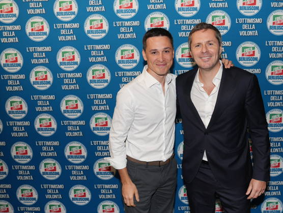 IPA89549648 - Milan, October 11, 2026, Forza Italia Event: L’ottimismo della Volontà at the East End Studios on Via Mecenate, featuring Stefano Benigni and Matteo Perego  Copyright: xDuilioxPiaggesix xDuilioxPiaggesix IPA89549648
