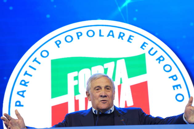 IPA89549755 - Milan, October 11, 2026, Forza Italia Event: The Optimism of Will at the East End Studios on Via Mecenate with Antonio Tajani  Copyright: xDuilioxPiaggesix xDuilioxPiaggesix IPA89549755