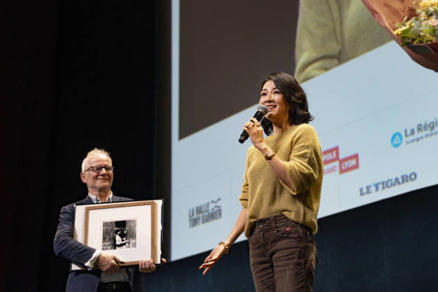 PEOPLE: Festival Lumiere - Lyon 11 10 2026 Zhang Ziyi receives the Lumiere Award, as well as a still from a film directed by the Lumiere brothers at the 18th Lumiere Film Festival Lumiere in Lyon (France) on October 11, 2026. Photo by Sandrine Thesillat PsNewZ  Copyright: xSandrinexThesillatx