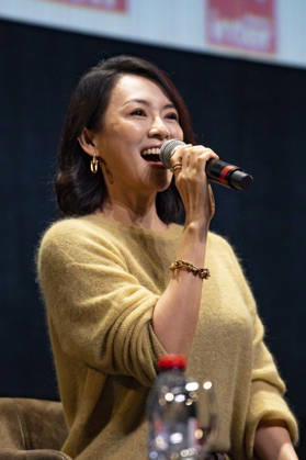 PEOPLE: Festival Lumiere - Lyon 11 10 2026 Zhang Ziyi talks about her films and hints at the possibility of directing one herself one day at the 18th Lumiere Film Festival Lumiere in Lyon (France) on October 11, 2026. Photo by Sandrine Thesillat PsNewZ  Copyright: xSandrinexThesillatx