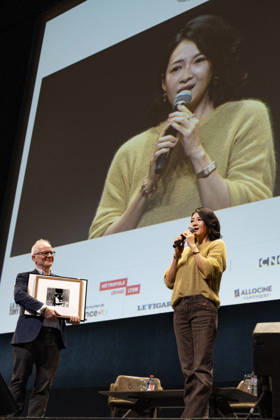 PEOPLE: Festival Lumiere - Lyon 11 10 2026 Zhang Ziyi receives the Lumiere Award, as well as a still from a film directed by the Lumiere brothers at the 18th Lumiere Film Festival Lumiere in Lyon (France) on October 11, 2026. Photo by Sandrine Thesillat PsNewZ  Copyright: xSandrinexThesillatx