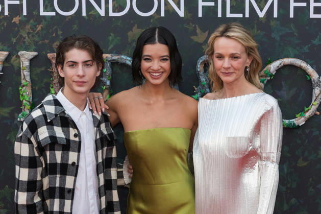 Wildwood Premiere at BFI London Film Festival LONDON, UNITED KINGDOM - OCTOBER 11: (L-R) Jacob Tremblay, Peyton Elizabeth Lee and Carey Mulligan attend the premiere of Wildwood during the 70th BFI London Film Festival at the Royal Festival Hall in London, United Kingdom on October 11, 2026. Wiktor Szymanowicz Anadolu London United Kingdom. Editorial use only. Please get in touch for any other usage.  Copyright: x2026xAnadoluxWiktorxSzymanowiczx
