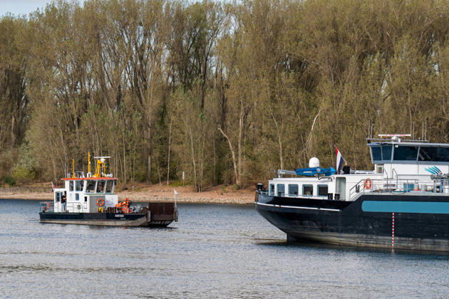 Havarierter Tanker mit 250 Tonnen Wasserstoff frei vierte Festfahrung auf dem Rhein Begleitung durch WSA und Wasserschutzpolizei Am 11.10.2026 gegen 07:00 Uhr fuhr sich ein Tankmotorschiff auf dem Rhein bei Ludwigshöhe in Höhe von Rheinkilometer 474,00 fest. Das Schiff war mit 250 Tonnen Wasserstoff beladen, auf Talfahrt und kam an der linksrheinischen Seite der Fahrrinne fest. Es war die vierte Festfahrung von Großfahrzeugen in diesem Bereich seit dem Vormittag des 10.10.2026. Im Laufe des Nachmittags befreite sich das Schiff, fuhr zunächst weiter nach Nierstein, wendete dort und fuhr zurück, begleitet von einem Arbeitsschiff des WSA Rhein und der Wasserschutzpolizei. Nierstein BWS Rhein Rheinland-Pfalz Deutschland