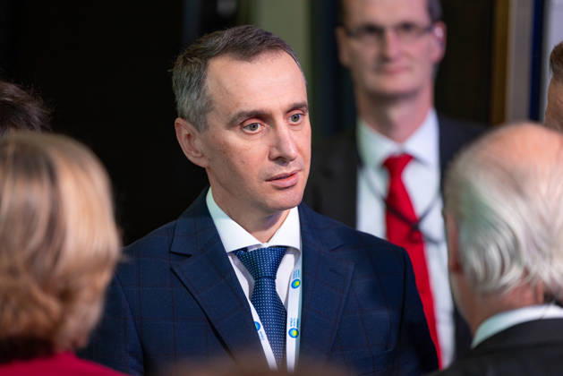 World Health Summit 2026 Weltgesundheitsgipfel. Deutschland, Berlin am 11. Oktober 2026: Der ukrainische Gesundheitsminister Wiktor Ljaschko beim World Health Summit in Berlin.