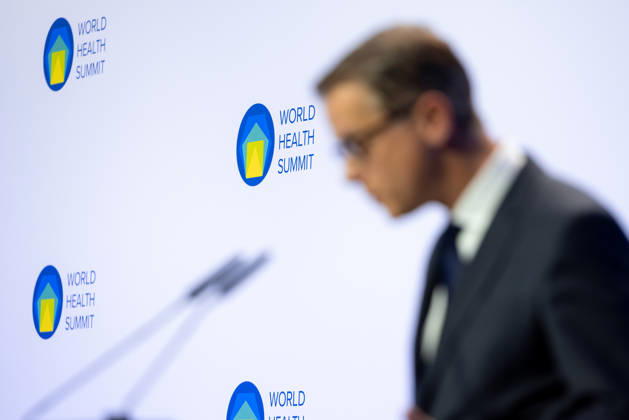 World Health Summit 2026 Weltgesundheitsgipfel. Deutschland, Berlin am 11. Oktober 2026: Gesundheitsminister Dr. Carsten Linnemann (CDU) hält eine Keynote-Rede auf dem World Health Summit.
