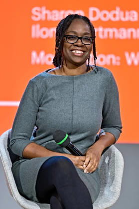 Frankfurter Buchmesse 2026. Schriftstellerin Sharon Dodua Otoo am 11.10.2026 auf der Frankfurter Buchmesse. 20261011MWI156267