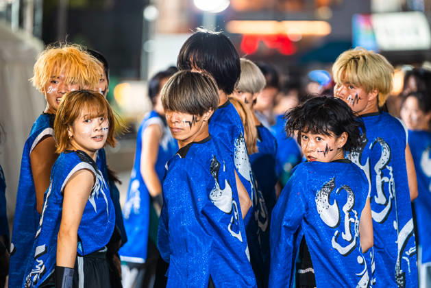 General view, October 11, 2026 - Dancers perform during the main festival of the 27th Tokyo Yosakoi Festival in Ikebukuro, Tokyo, Japan, on October 11, 2026. Held as part of Fukuro Matsuri, the annual dance festival brings together approximately 100 teams and 5,000 performers from across Japan, filling the streets with colorful costumes, synchronized choreography, and energetic yosakoi performances. aflo_355106968
