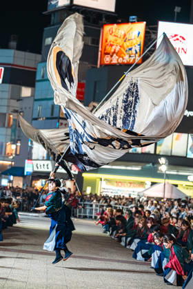 General view, October 11, 2026 - Dancers perform during the main festival of the 27th Tokyo Yosakoi Festival in Ikebukuro, Tokyo, Japan, on October 11, 2026. Held as part of Fukuro Matsuri, the annual dance festival brings together approximately 100 teams and 5,000 performers from across Japan, filling the streets with colorful costumes, synchronized choreography, and energetic yosakoi performances. aflo_355107177