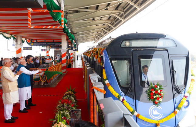 RECORD DATE NOT STATED PM Modi inaugurates Poonamallee-Vadapalani stretch of Chennai Metro Phase-2 Chennai, Oct 11 (ANI): Prime Minister Narendra Modi and Tamil Nadu Chief Minister C. Joseph Vijay inaugurates the Poonamallee-Vadapalani stretch of Chennai Metro Phase-2, in Chennai on Sunday. Governor of Tamil Nadu and Kerala, Rajendra Vishwanath Arlekar also present. (@narendramodi X ANI Photo) Chennai Tamil Nadu India Copyright: xANIx ANI_20261011176