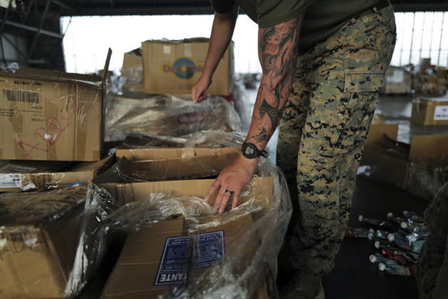 US military personnel organize humanitarian aid supplies in Panama PANAMA PACIFICO, PANAMA - OCTOBER 11: U.S. military personnel organize and sort humanitarian aid supplies at Panama Pacifico International Airport in Panama on October 11, 2026. The U.S. Southern Command is providing emergency assistance to communities affected by a 7.7-magnitude earthquake that struck Panama on Friday. Mauricio Valenzuela Anadolu Panama Pacifico Panama. Editorial use only. Please get in touch for any other usage.  Copyright: x2026xAnadoluxMauricioxValenzuelax