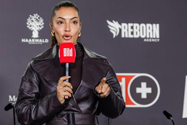 11.10.2026. Essen. Valentina Maceri bei der Pressekonferenz zum Fame Fighting 4 Promiboxen. Essen Atlantic Hotel Nordrhein-Westfalen Deutschland