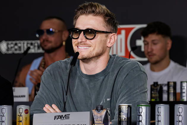 11.10.2026. Essen. Tommy Pedroni bei der Pressekonferenz zum Fame Fighting 4 Promiboxen. Essen Atlantic Hotel Nordrhein-Westfalen Deutschland