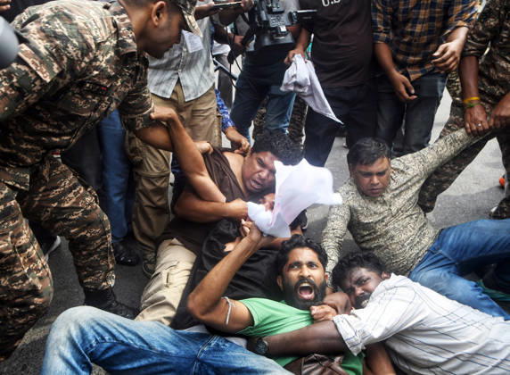 Workers of SFI, AISF and AIYF are being detained by Delhi Police while holding a protest against CEC Gyanesh Kumar at the Inner Circle of Connaught Place New Delhi, Oct 11 (ANI): Workers of SFI, AISF and AIYF are being detained by Delhi Police while holding a protest against CEC Gyanesh Kumar at the Inner Circle of Connaught Place, in New Delhi on Sunday. Delhi New Delhi India Copyright: xANIx ANI_20261011460