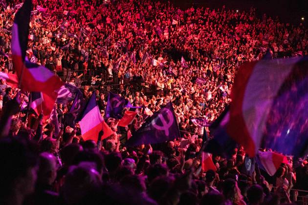 October 11, 2026, Clermont-Ferrand, Auvergne-Rho Ne-Alpes, France: CLERMONT-FERRAND, FRANCE - OCTOBER 11, 2026: Jean-Luc Melenchon, leader of the far-left party La France Insoumise (LFI) and 2027 presidential candidate, delivers a speech during a major political rally at the Zenith d Auvergne in Clermont-Ferrand, France, on October 11, 2026. Around 10,000 supporters gathered at the venue to attend the campaign event. Clermont-Ferrand France - ZUMAa252 20261011_zip_a252_018 Copyright: xDavidxAllignonx