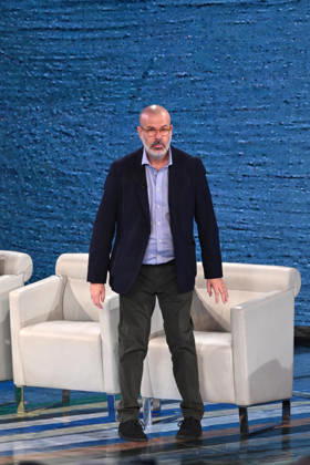 IPA89573862 - Milan, TV Show Che Tempo Che Fa - Nove. Pictured: Nello Scavo  Copyright: xTe-Cox xComi Terenghix IPA89573862