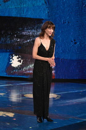 IPA89573745 - Milan, TV Show Che Tempo Che Fa - Nove. Pictured: Sophie Marceau  Copyright: xTe-Cox xComi Terenghix IPA89573745