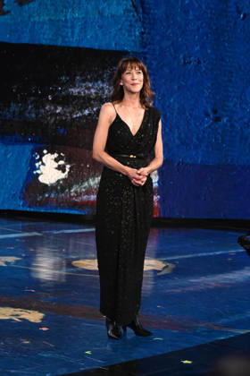 IPA89573748 - Milan, TV Show Che Tempo Che Fa - Nove. Pictured: Sophie Marceau  Copyright: xTe-Cox xComi Terenghix IPA89573748