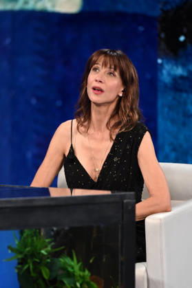 IPA89573833 - Milan, TV Show Che Tempo Che Fa - Nove. Pictured: Sophie Marceau  Copyright: xTe-Cox xComi Terenghix IPA89573833