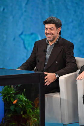 IPA89573953 - Milan, TV Show Che Tempo Che Fa - Nove. Pictured: Pierfrancesco Favino  Copyright: xTe-Cox xComi Terenghix IPA89573953