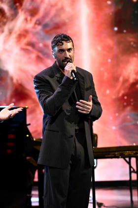 IPA89573977 - Milan, TV Show Che Tempo Che Fa - Nove. Pictured: Marco Mengoni  Copyright: xTe-Cox xComi Terenghix IPA89573977