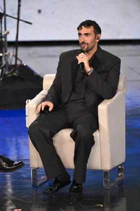 IPA89573990 - Milan, TV Show Che Tempo Che Fa - Nove. Pictured: Marco Mengoni  Copyright: xTe-Cox xComi Terenghix IPA89573990