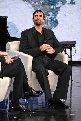 IPA89573996 - Milan, TV Show Che Tempo Che Fa - Nove. Pictured: Marco Mengoni  Copyright: xTe-Cox xComi Terenghix IPA89573996
