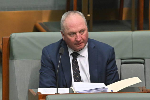 QUESTION TIME, One Nation member for New England Barnaby Joyce during Question Time in the House of Representatives at Parliament House in Canberra, Monday, October 12, 2026. ( NO ARCHIVING CANBERRA AUSTRALIAN CAPITAL TERRITORY Australia  Copyright: xMICKxTSIKASx 20261012124925270575