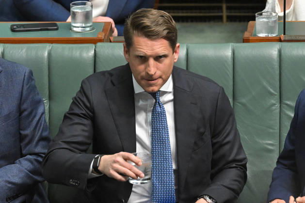 QUESTION TIME, Shadow Minister for Industry Andrew Hastie during Question Time in the House of Representatives at Parliament House in Canberra, Monday, October 12, 2026. ( NO ARCHIVING CANBERRA AUSTRALIAN CAPITAL TERRITORY Australia  Copyright: xMICKxTSIKASx 20261012116267228910