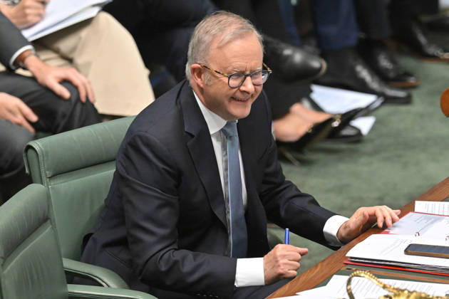 QUESTION TIME, Prime Minister Anthony Albanese during Question Time in the House of Representatives at Parliament House in Canberra, Monday, October 12, 2026. ( NO ARCHIVING CANBERRA AUSTRALIAN CAPITAL TERRITORY Australia  Copyright: xMICKxTSIKASx 20261012148519754627