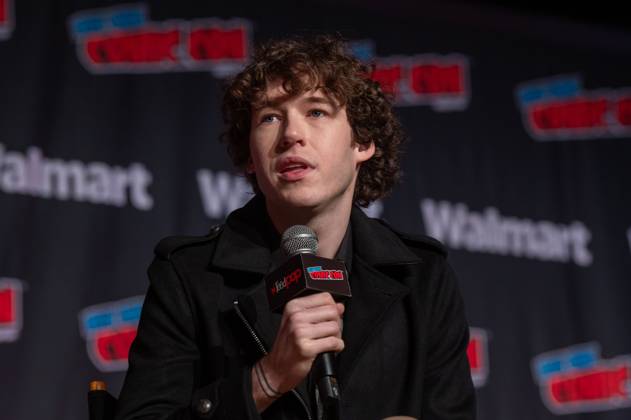 October 11, 2026, New York, New York, United States: Devin Druid speaks at a panel discussion for CBS new series NCIS: NEW YORK.during New York Comic Con 2026 at The Jacob K. Javits Convention Center on October 11, 2026 in New York City. New York United States - ZUMAs197 20261011_aaa_s197_484 Copyright: xRonxAdarx