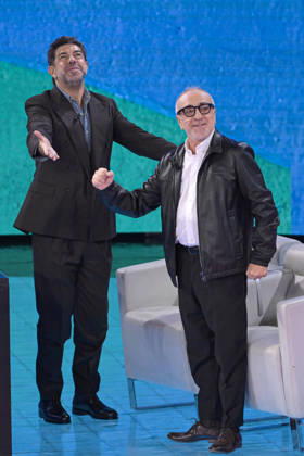 foto Mario Romano IPP Milano 11 10 2026 Trasmissione televisiva: -Che Tempo Che Fa- nella foto gli attori Silvio Orlando e Pierfrancesco Favino Italy Photo Press - World Copyright Che Tempo Che Fa