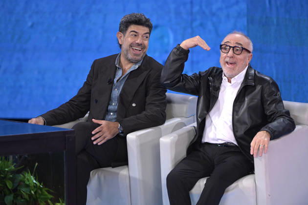foto Mario Romano IPP Milano 11 10 2026 Trasmissione televisiva: -Che Tempo Che Fa- nella foto gli attori Silvio Orlando e Pierfrancesco Favino Italy Photo Press - World Copyright Che Tempo Che Fa