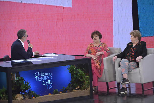 foto Mario Romano IPP Milano 11 10 2026 Trasmissione televisiva: -Che Tempo Che Fa- nella foto Fabio Fazio, Orietta Berti e Mara Maionchi Italy Photo Press - World Copyright Che Tempo Che Fa