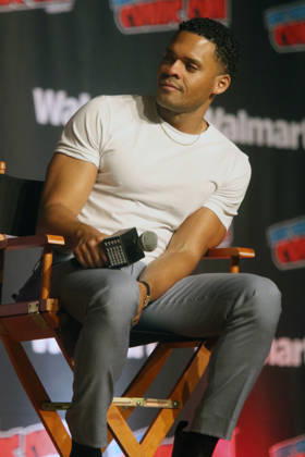 NEW YORK, NY- OCTOBER 11: Deric Augustine pictured at The Rookie panel during New York Comic Con 2026 at Javits Center on October 11, 2026 in New York City. Copyright: xRWx