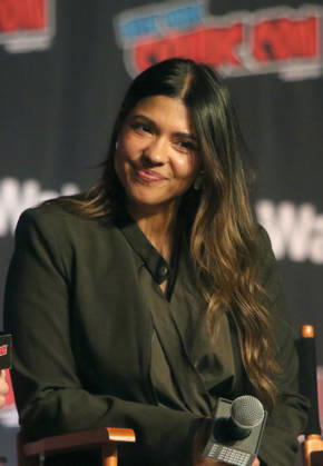 NEW YORK, NY- OCTOBER 11: Lisseth Chavez pictured at The Rookie panel during New York Comic Con 2026 at Javits Center on October 11, 2026 in New York City. Copyright: xRWx